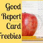 Good report card freebies