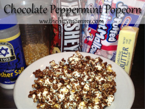 Chocolate Peppermint Popcorn