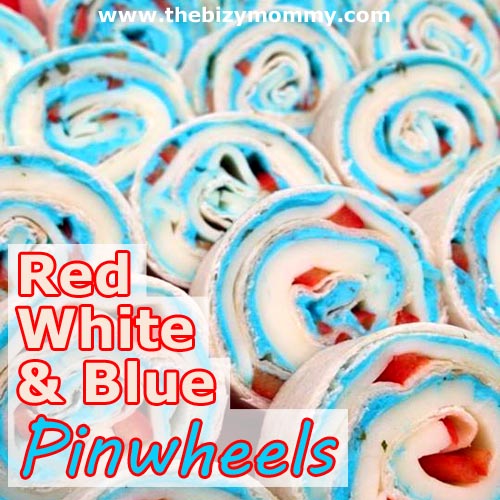Red White and Blue Pinwheel Recipe - Atlantas Frugal Mom
