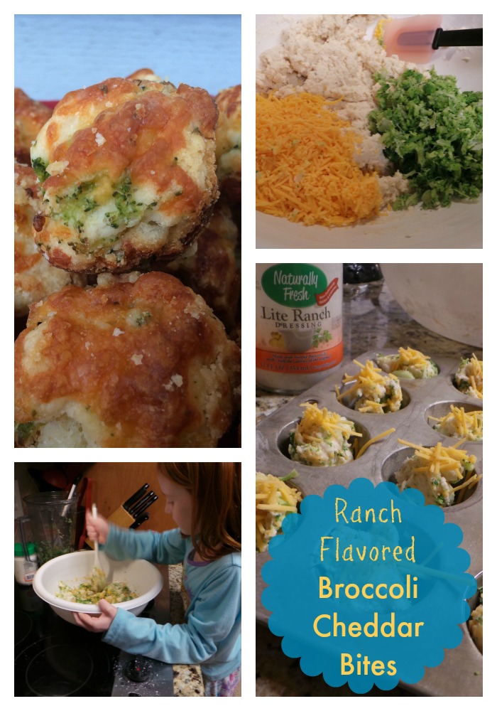 ranch-flavored broccoli cheddar bites