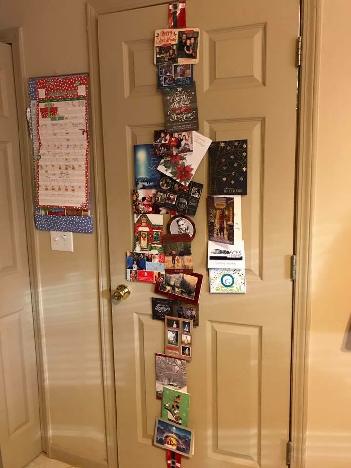 recycling christmas cards