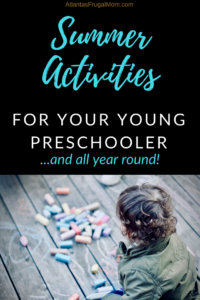 activities for young preschoolers