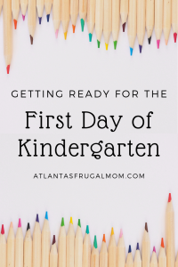 First Day of Kindergarten - pin it